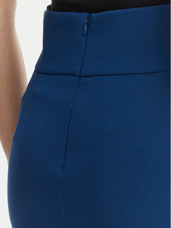 Rinascimento Rinascimento Spódnica ołówkowa CFC0128651003 Niebieski Slim Fit