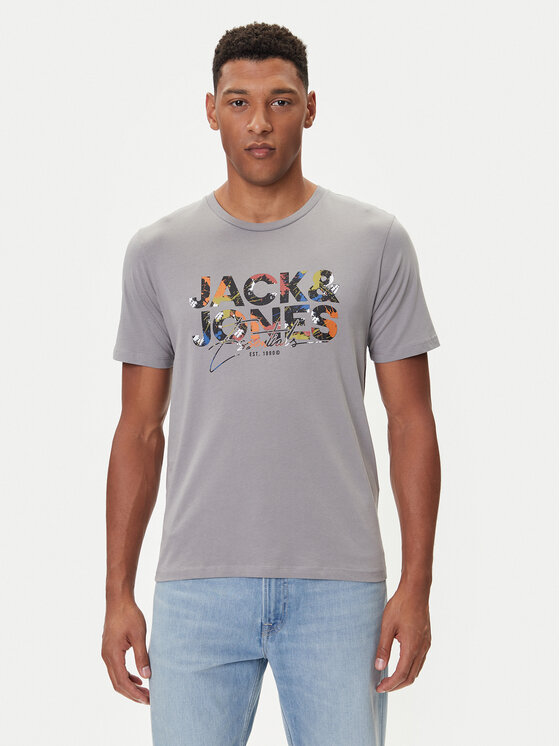 Jack & Jones Jack & Jones 4 t-kreklu kompleksts Geplas 12288304 Daudzkrāsains Regular Fit