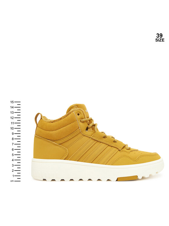 adidas adidas Sneakersy Hoops 4.0 Mid JQ5365 Žlutá