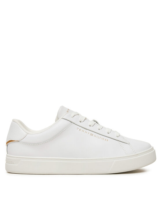 Damskie Sneakersy Tommy Hilfiger, Rozmiar 37, Białe, Essential Court FW0FW08320