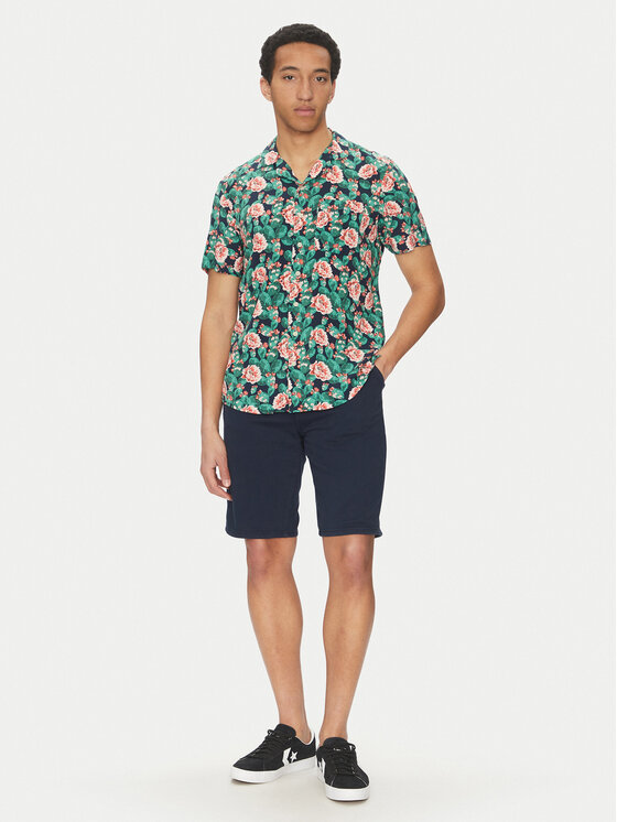 Blend Blend Koszula 20718226 Zielony Regular Fit