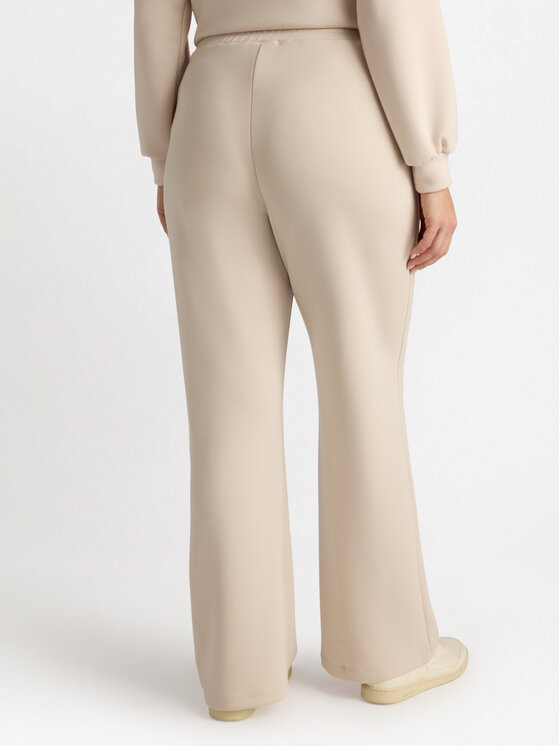 Fiorella Rubino Fiorella Rubino Spodnie materiałowe P825L002162N011 Écru Regular Fit