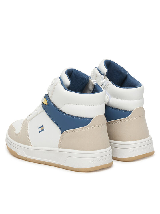 Tommy Hilfiger Tommy Hilfiger Sportcipők High Top Lace Up T3X9-34364-1269 M Fehér