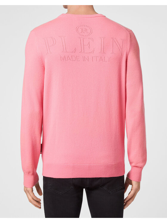 PHILIPP PLEIN PHILIPP PLEIN S dlhými rukávmi 2023 Ružová Regular Fit