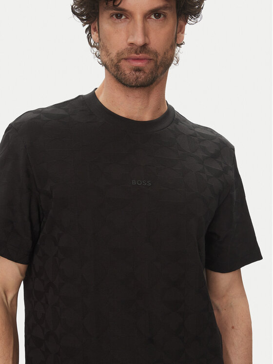 BOSS BOSS Тишърт 50538184 Черен Relaxed Fit
