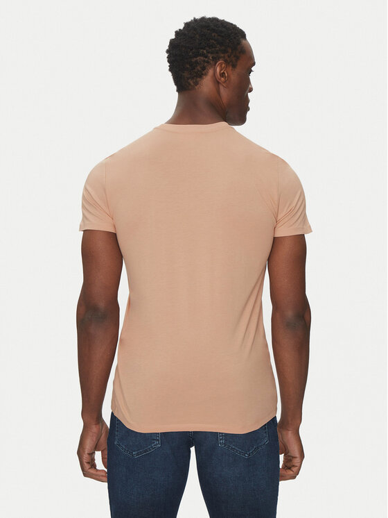 Lacoste Lacoste T-särk TH6709 Beež Regular Fit