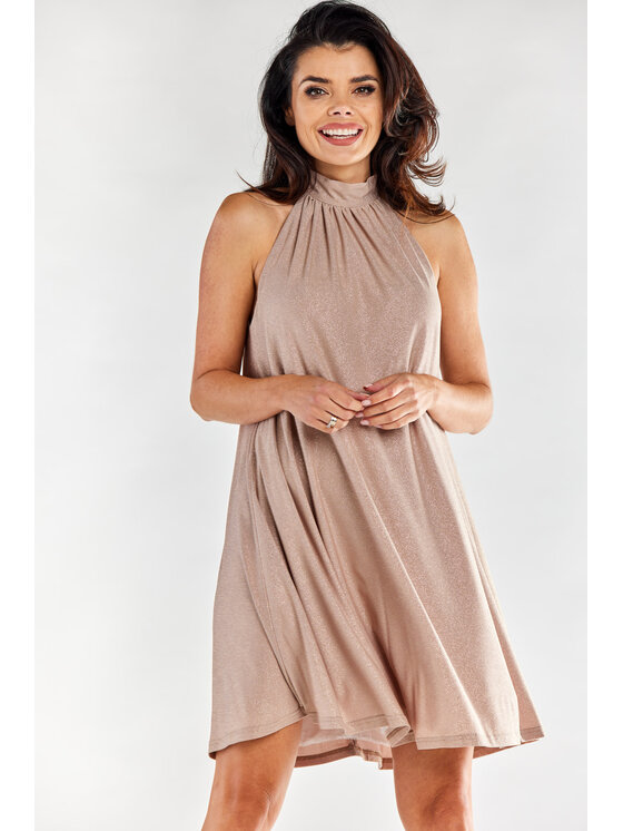 Awama Awama Abito da sera A556 Beige Basic Fit