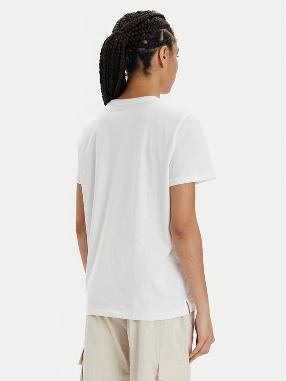 Guess Guess T-krekls W4GI24 J1314 Balts Slim Fit