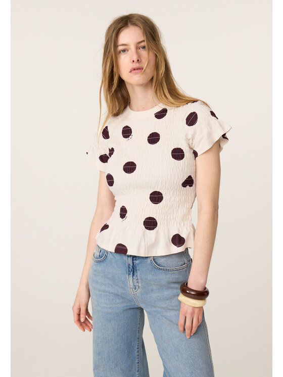 Fabienne Chapot Fabienne Chapot T-Shirt 6918-1882-177 Biały Regular Fit
