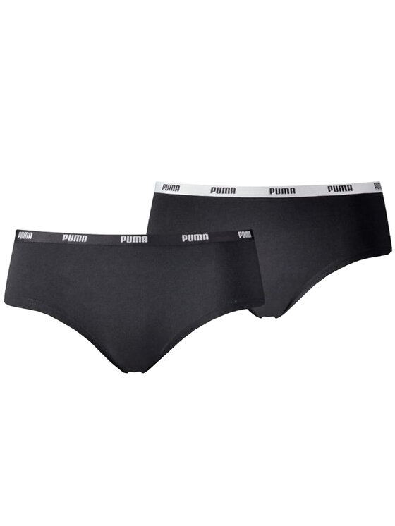 Puma Puma Culotte classiche Puma Hipsters 2 Pack Nero