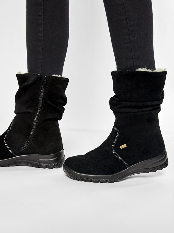 Rieker Rieker Botine Z7171-01 Negru