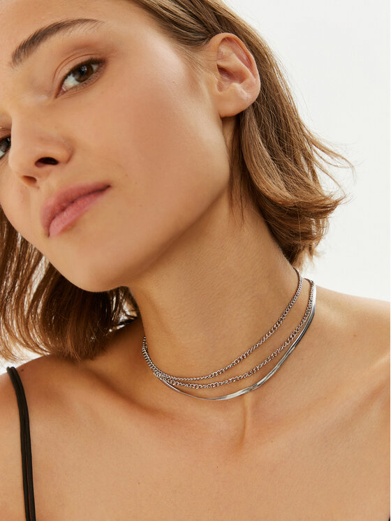Calvin Klein Calvin Klein Ogrlica 35000592 Srebrna