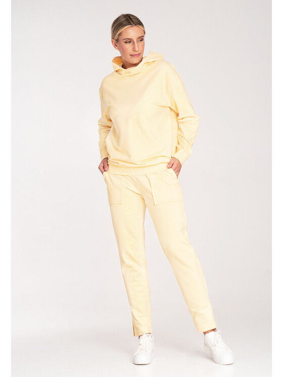 FIGL FIGLFIGL Pantaloni da tuta M1035 Giallo Regular Fit