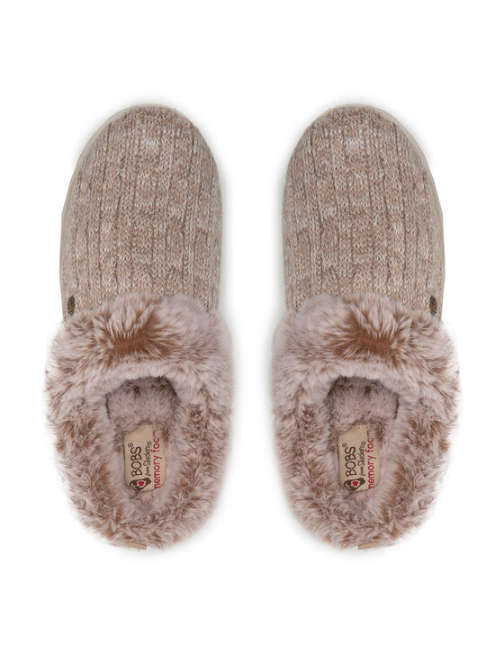 Skechers Skechers Παντόφλες Σπιτιού Ice Angel 31204/LTBR Μπεζ
