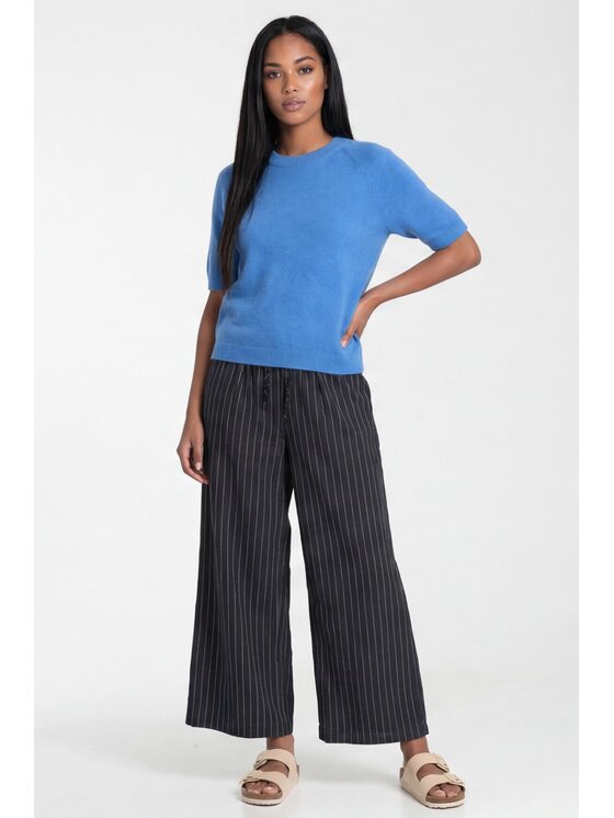 FIGL FIGL Svetr M1320 Modrá Regular Fit