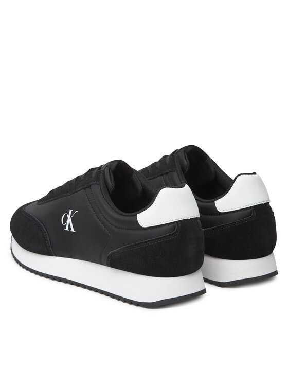 Calvin Klein Jeans Calvin Klein Jeans Sneakersy Retro Runner Lace Up Ny-Su YM0YM01325 Czarny