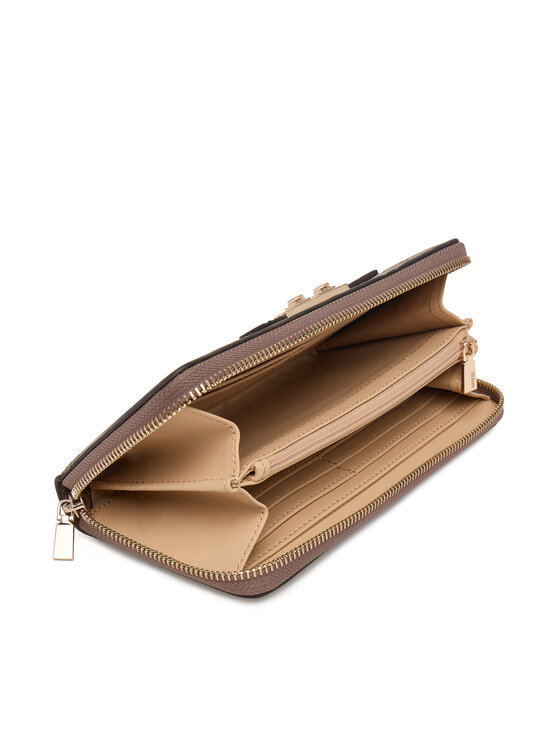 Guess Guess Портфейл Carmella Slg SWPD22 25146 Светлокафяв