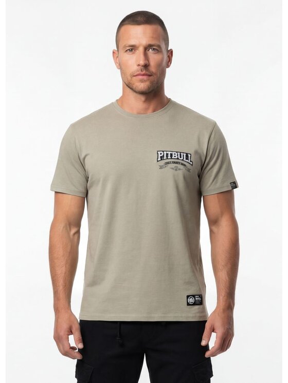 PITBULL PITBULL T-Shirt TROUBLEMAKER Szary Regular Fit