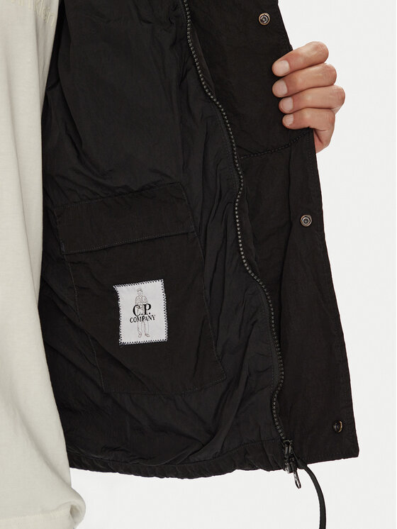 C.P. Company C.P. Company Пухено яке 19CMOW013A006369M Черен Regular Fit
