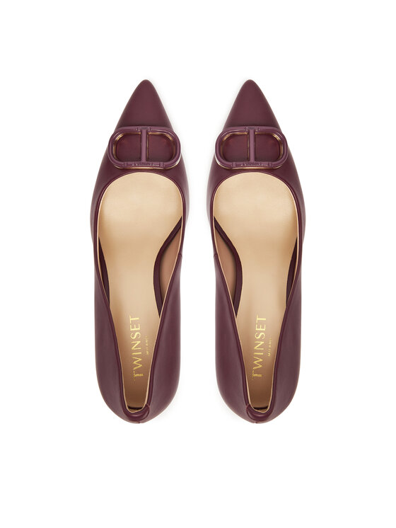 TWINSET TWINSET Augstpapēžu kurpes 252TCP032 Bordo