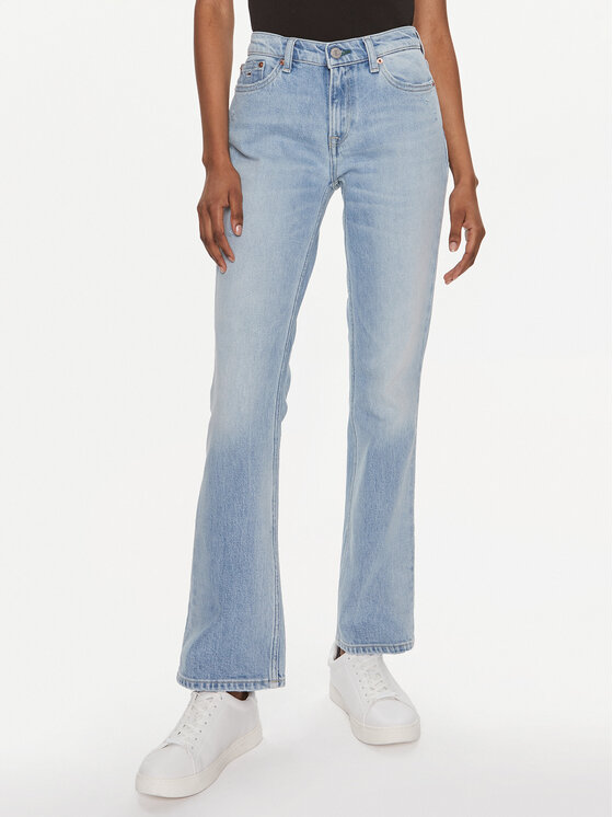 Tommy Jeans Tommy Jeans Jeans hlače Maddie DW0DW17609 Modra Straight Fit