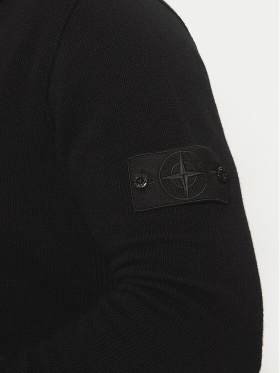 Stone Island Stone Island Kardigāns 8115528FA Melns Regular Fit