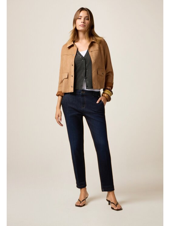 Oltre Oltre Jeans P492R108821N034 Blu Boy Fit