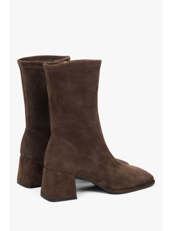 Estro Estro Μποτάκια ER00118397 Καφέ