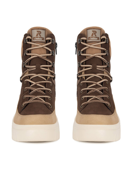 Rieker Revolution Lifestyle Rieker Revolution Lifestyle Μποτάκια W1871-25 Καφέ