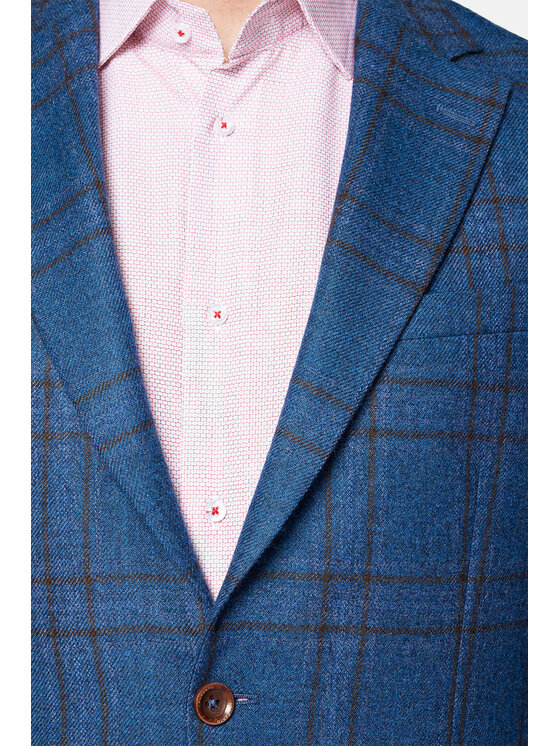 Lancerto Lancerto Marynarka Imatra MA099223000001 Granatowy Slim Fit