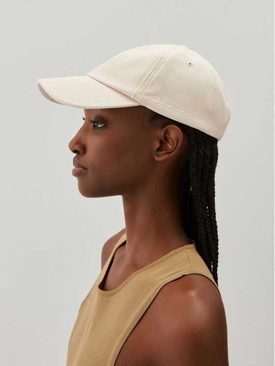JACQUEMUS JACQUEMUS Czapka z daszkiem 216AC009U Écru