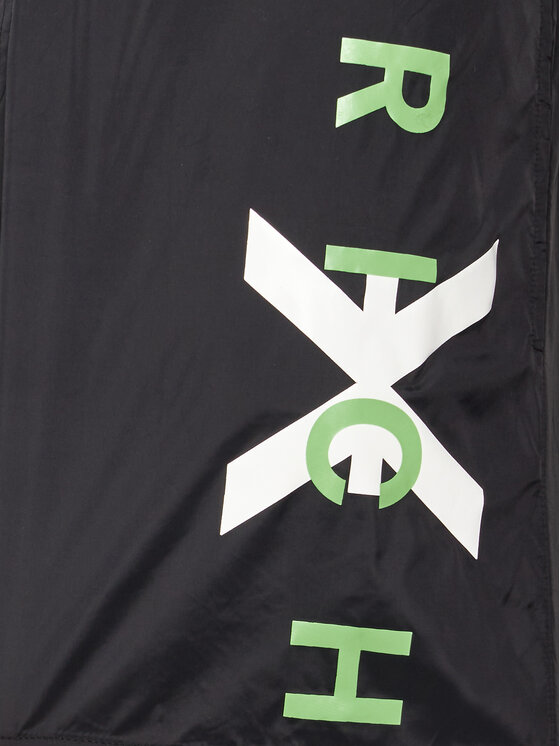 Richmond X Richmond X Szorty kąpielowe Bulino UMP24222CO Czarny Regular Fit
