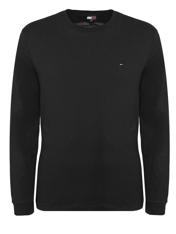 Tommy Jeans Tommy Jeans Súprava tričiek s dlhým rukávom DM0DM22148 Čierna Slim Fit