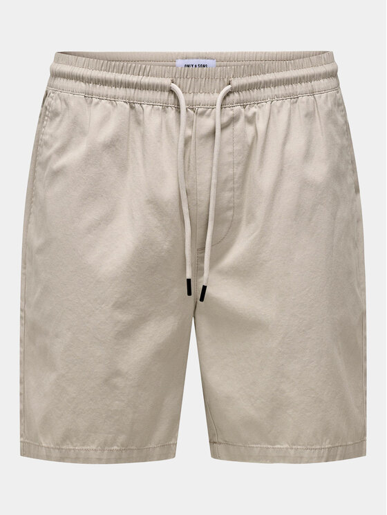 Only & Sons Only & Sons Bavlnené šortky Tel 22027949 Béžová Regular Fit