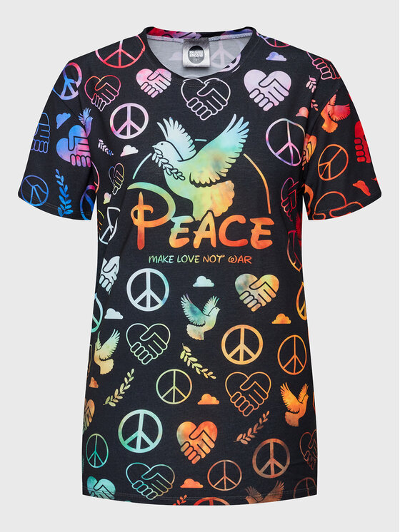 T-shirt Unisex Make Love Not War Multicolore