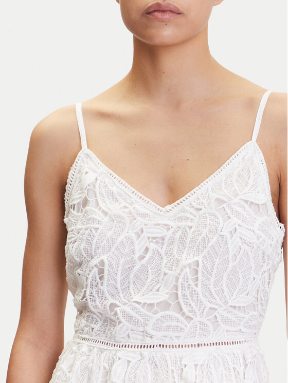 YAS YAS Letné šaty Lifa 26037183 Biela Regular Fit
