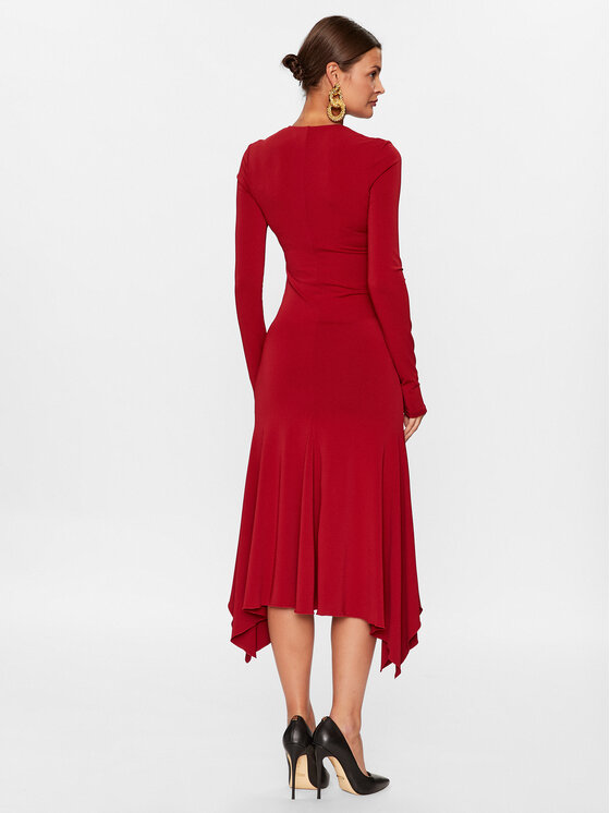 Patrizia Pepe Patrizia Pepe Koktejlové šaty 8A1181/J113-R799 Červená Regular Fit
