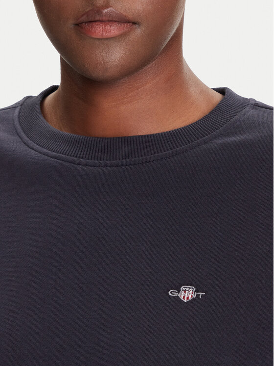 Gant Gant Pulóver Shield 4201414 Sötétkék Relaxed Fit