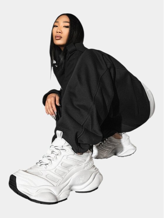 MADE BY SOCIETY MADE BY SOCIETY Sneakersy MBS 02 WHITE W - I15965 Biały
