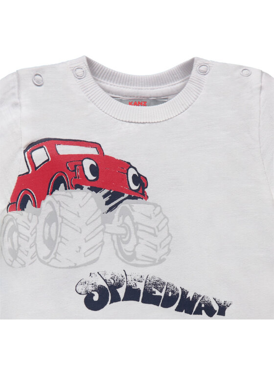 Kanz Kanz T-Shirt 1832431-1000 Biały Basic Fit