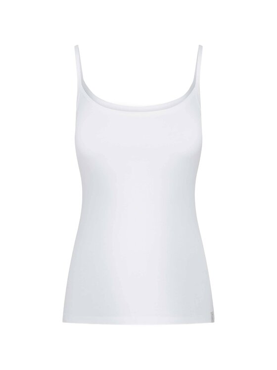 Esotiq Esotiq Podkoszulek 32737-00X Biały Regular Fit