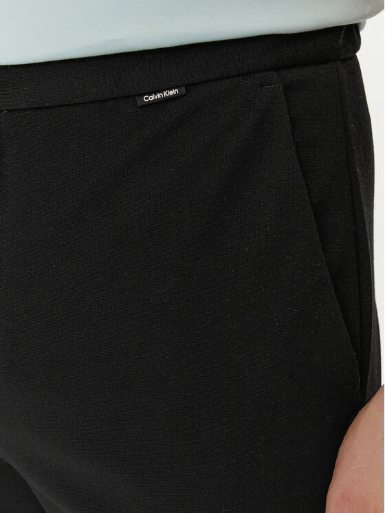 Calvin Klein Calvin Klein Pantaloni di tessuto K10K113647 Nero Comfort Fit