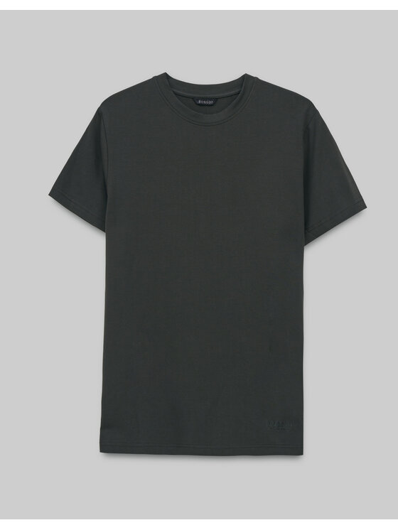Borgio Borgio T-Shirt covo Zielony Slim Fit