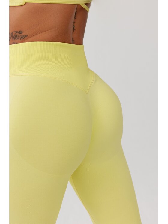 ROUGH RADICAL ROUGH RADICAL Getry SEAMLESS GLOW LONG Żółty Slim Fit