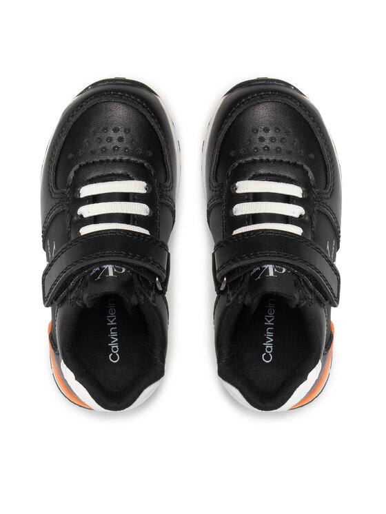 Calvin Klein Jeans Calvin Klein Jeans Sneakersy Low Cut Lace-Up/Velcro Sneaker V1B9-80133-0208 M Czarny