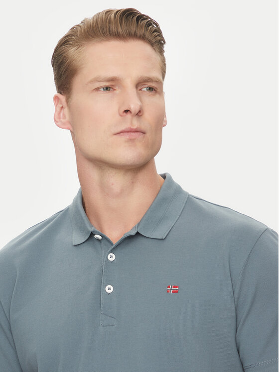 Napapijri Napapijri Polo Ealis NP0A4H8B Niebieski Regular Fit
