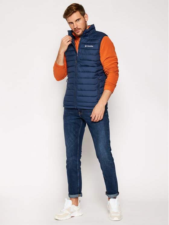Columbia Columbia Kamizelka Power Lite™ 1748031 Granatowy Regular Fit