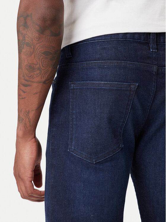 BOSS BOSS Jeansy Delaware 50553397 Granatowy Slim Fit