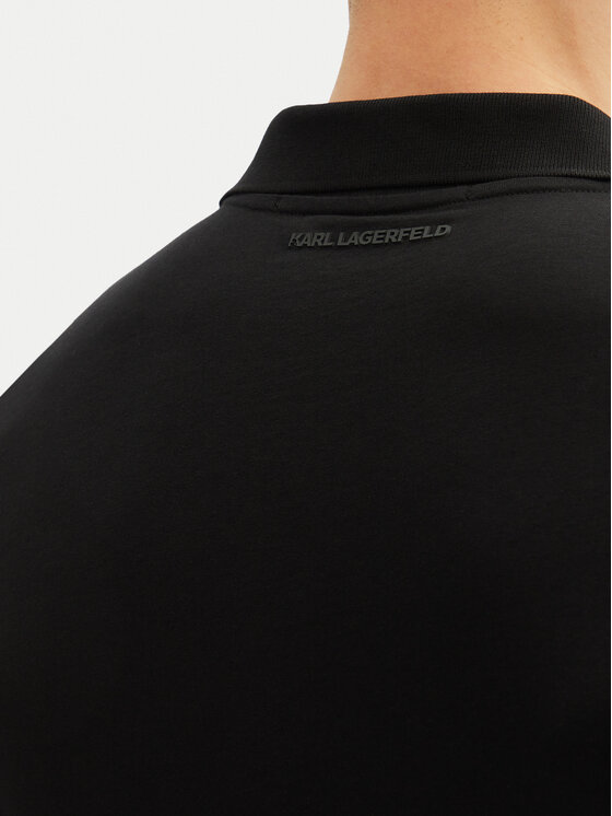 KARL LAGERFELD KARL LAGERFELD Поло 745710 500224 Чорний Regular Fit