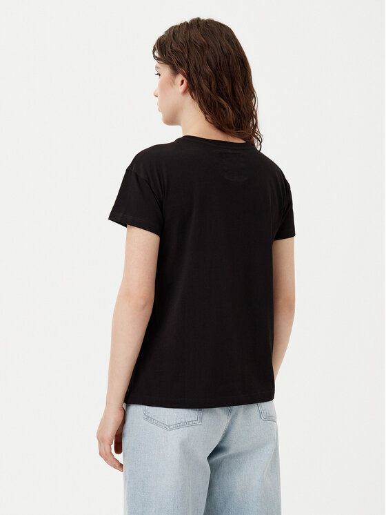 Armani Exchange Armani Exchange Футболка 8NYTCX YJG3Z 1200 Чорний Regular Fit